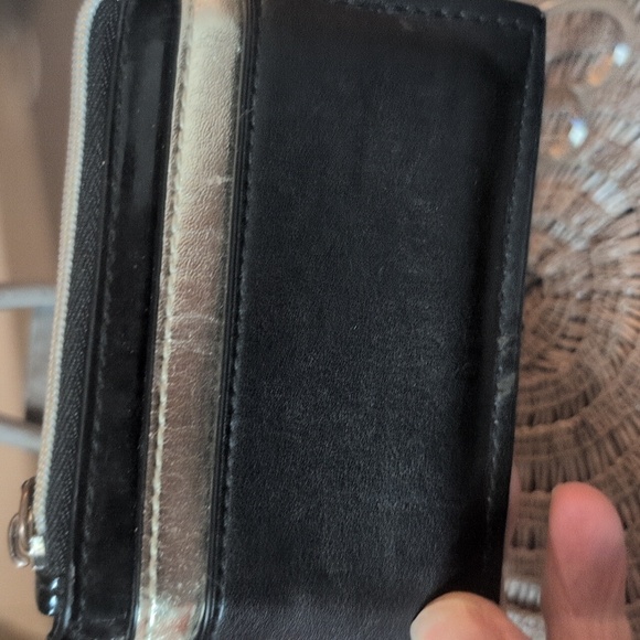 Victoria's Secret Black and Gold Wallet - Picture 3 of 4